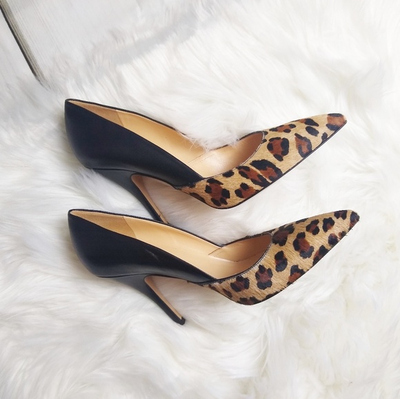 kate spade leopard heels